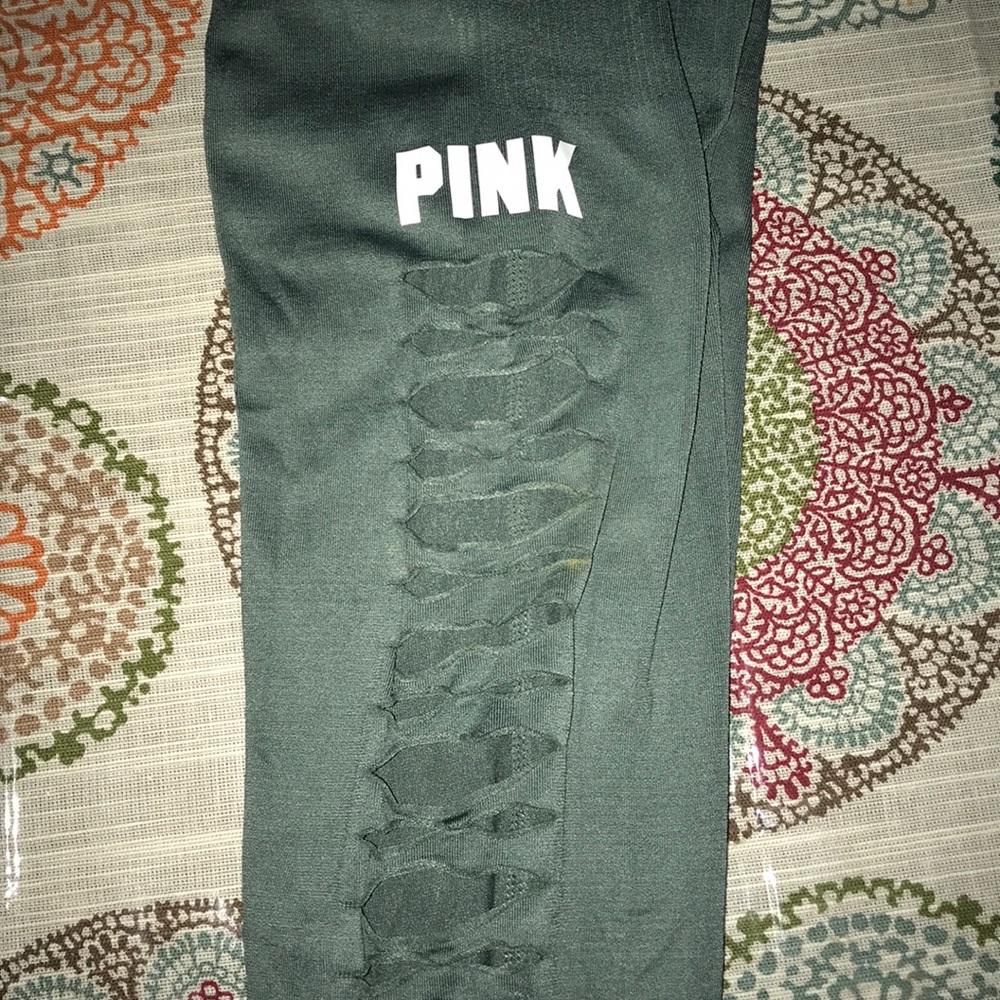 VS Pink cutout leggings: NEVER WORN